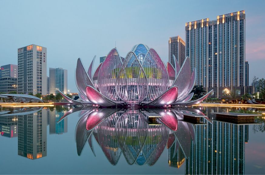 The Lotus Building in China by Studio505