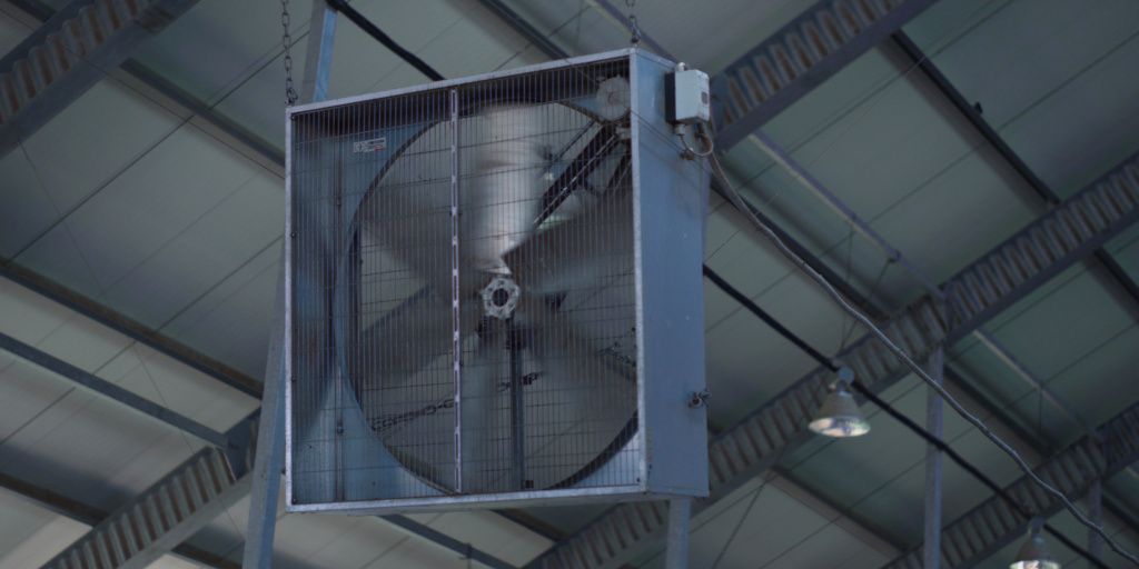 fan used in agricultural building