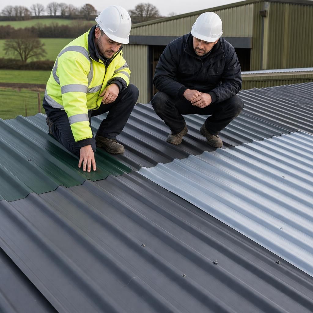 Galvanised and plastisol-coated corrugated roofing sheets in metallic and coloured finishes